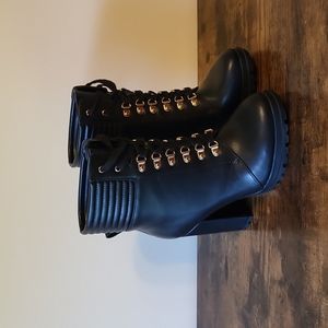 Black High Heel Boot from Shoe Dazzle